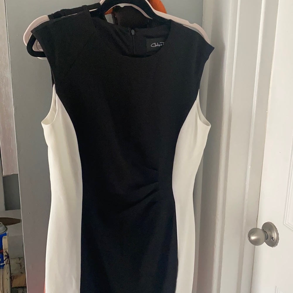 Black and white dress
